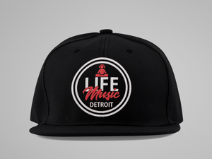 Official Life Music snapback or fitted Hat