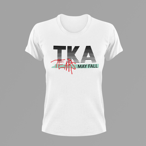 Brought to you by "TONY TKA”Tears May Fall”Official Limited Edition Retro Logo Tee.