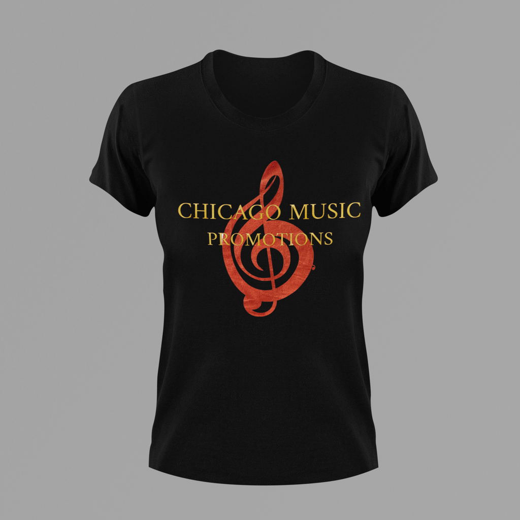 Chicago Music Promotions Official Logo Tee.