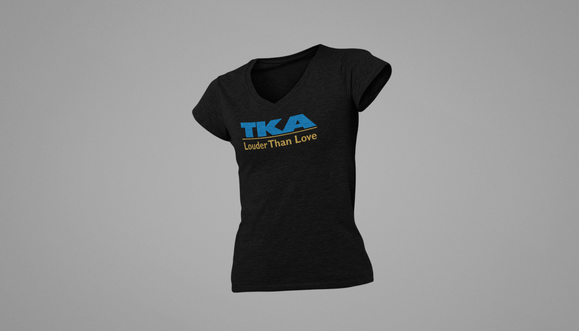 Brought to you by "TONY TKA"Louder Than Love" The Official Limited Edition Retro Logo Tee.