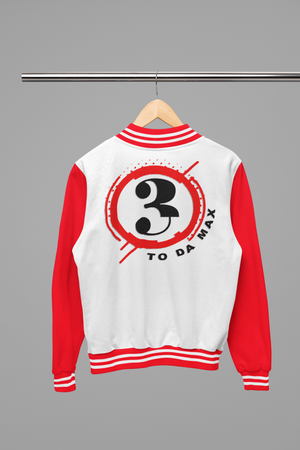 3 To Da Max Official logo Hoodie and Letterman Jacket