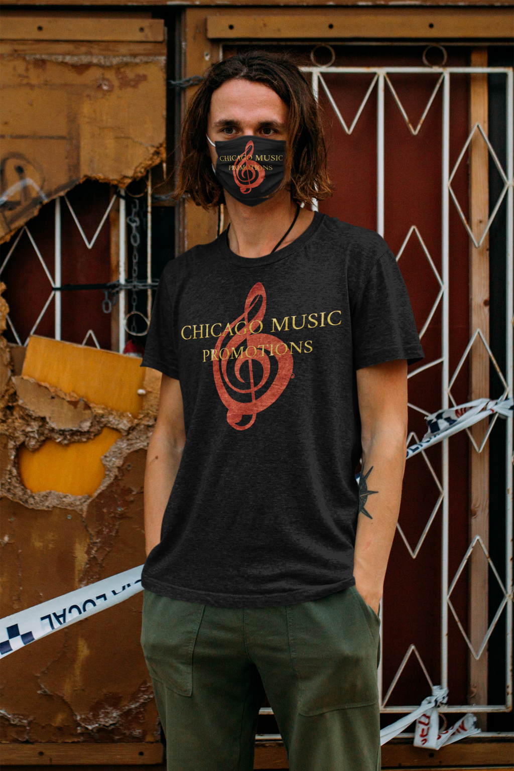 Chicago Music Promotion Mask