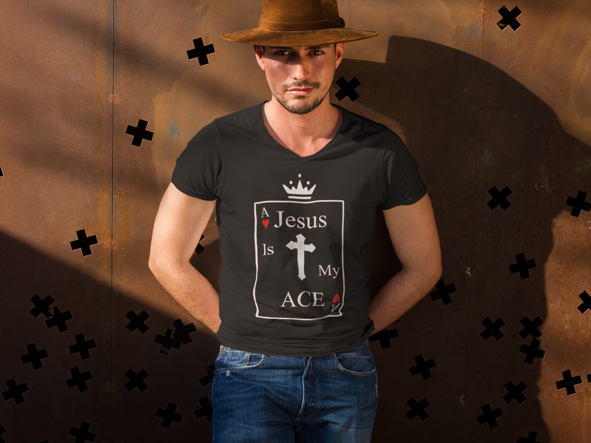 Jesus is My Ace Shirt. - Drop Top Teez